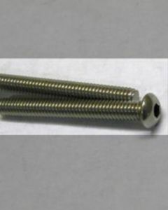 SCREW,1/4-20 x 2.25”,BUTTON HEAD SOCKET CAP,SST